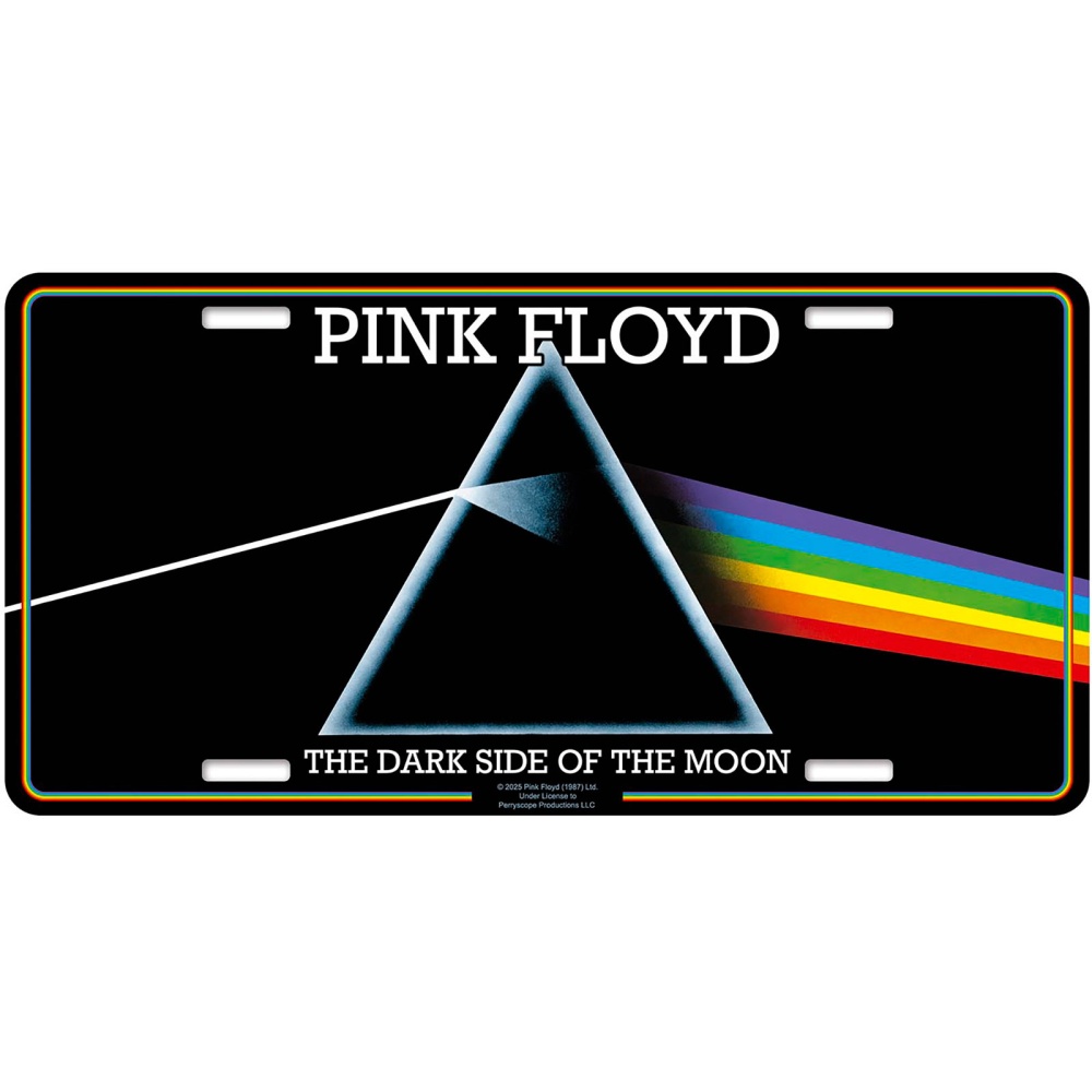 Pink Floyd - Dark Side Of The Moon Metalen wandbord - Zwart